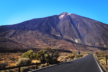 mountain Pico del Teide on Tenerife , Canary Islands, Spain