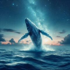 Fototapeta premium The Giant’s Oceanic Ascent