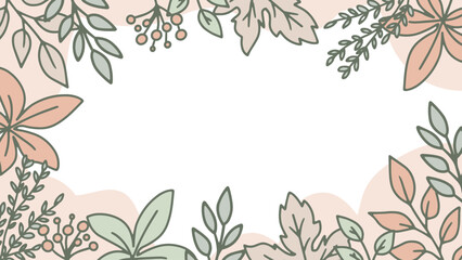 Autumn Season Nature Flourish Foliage Palette. Perfect for seasonal decor, event invitations, or digital wallpapers, brings a touch of nature's beauty and the cozy warmth of fall.