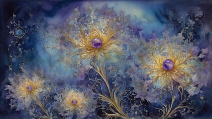 background with flowers