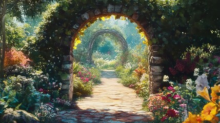 Cottage in the seasonal Woods