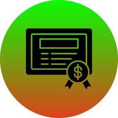 Certificate Icon