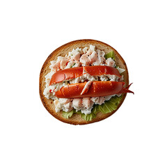 dog with ketchup with transparent background