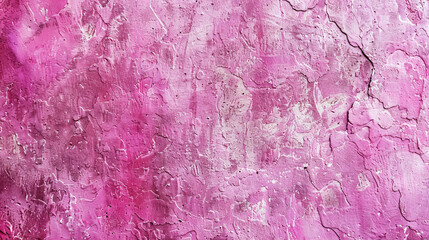 Fototapeta premium Pink magenta stone concrete paper texture background panorama banner, with space for text.