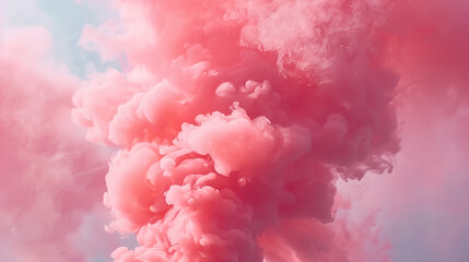 Fototapeta premium Pink smoke.