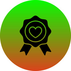 Ribbon Badge Icon