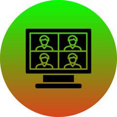 Online Meeting Icon