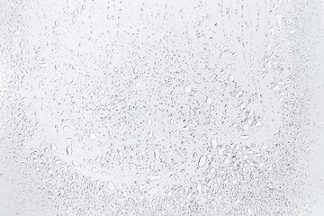 Water drops on white background, water drops pattern background