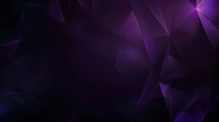 A dark purple abstract background featuring geometric shapes and gradients, suitable for digital design.