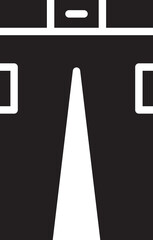 Fashion Trousers Glyph Icon
