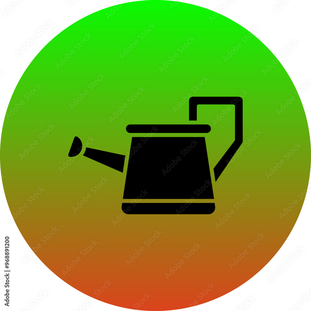 Sticker watering can icon