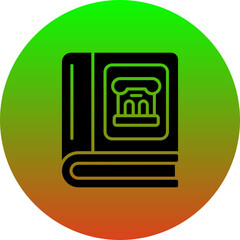 Fototapeta premium History Book Icon