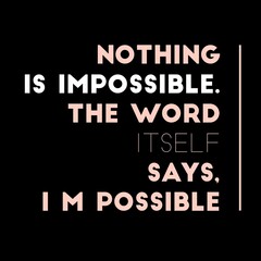 Obraz premium Motivational quotes design for success. A positive message for success in life. Inspirational quotes with black background.