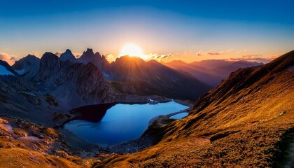 Obraz premium Beautiful scenery of mountains