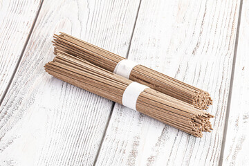 Asian aw soba bukwheat noodle