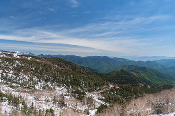 残雪期の乗鞍岳