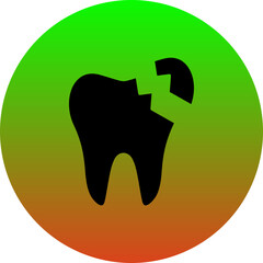 Broken Tooth Icon
