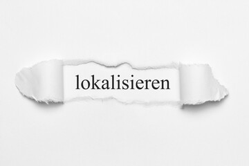 lokalisieren	

