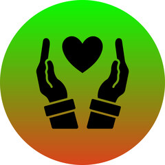 Obraz premium Give Love Icon