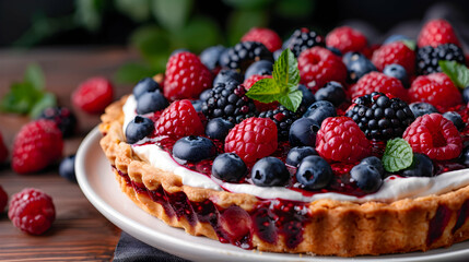 Summer Berry Tart