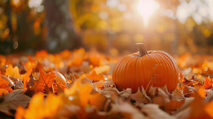 pumpkin in autumn