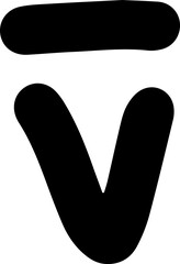 Physics mechanics Equations symbols hand written average velocity