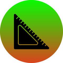 Triangular Ruler Icon