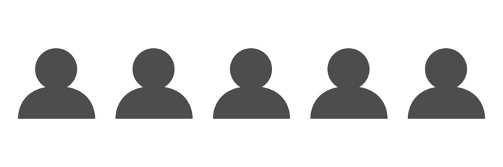 A Varied Collection of People Icons Tailored for Contemporary Artistic Design Needs