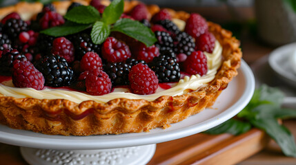 Summer Berry Tart 