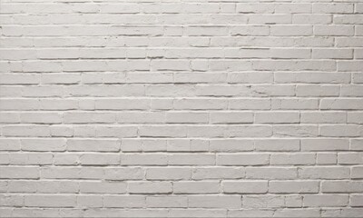 Obraz premium White brick wall texture background