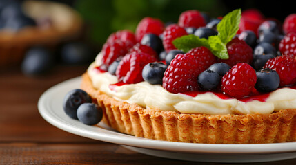 Summer Berry Tart 