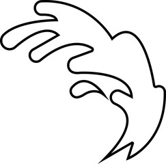 Water drops, sea ocean waves stencil. Liquid elements, cry droplet icons vector . Ink, sauce, river isolated splashes, wet droplets dew shape, on transparent background, used for mobile or ui.