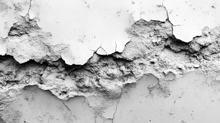 Fototapeta premium Cracked and Weathered Concrete Wall Generative AI