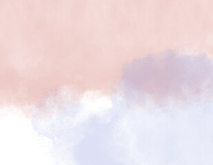 水彩のアブストラクト風景