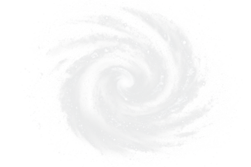white spiral smoke isolated