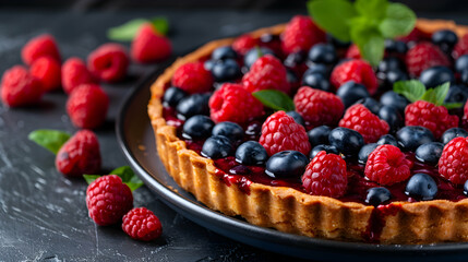 Summer Berry Tart 