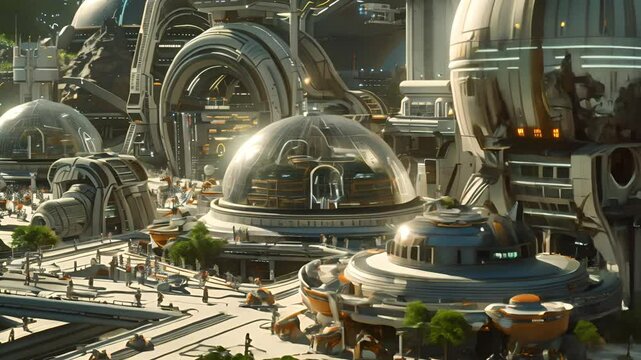 Futuristic Cityscape A Vision of Tomorrow