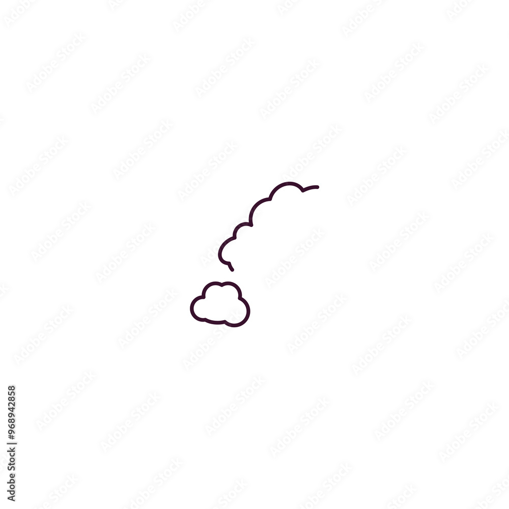 Poster fallen outline icon. linear vector from food concept. thin line fallen icon isolated on white backgr