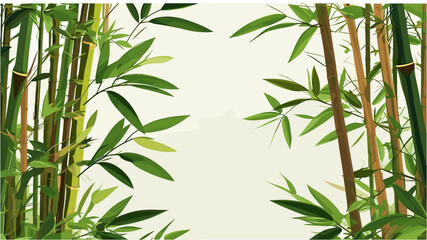 Tropical Bamboo Background for Modern Nature-Inspired Designs