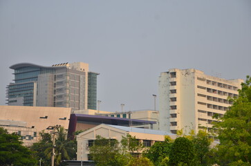 Obraz premium building in the city