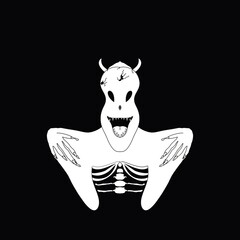 head, monster, Halloween