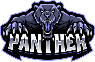 Panther esport mascot © Visink.art
