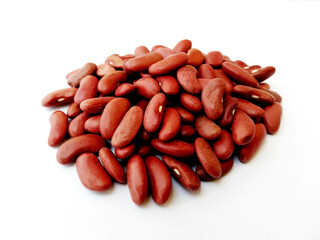 Red Beans - Kidney Beans isolated on white background