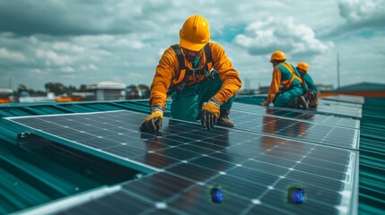 Solar Panel Installation.
