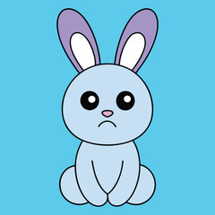 cartoon bunny bored waiting 