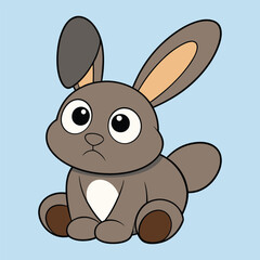 cartoon bunny bored waiting 