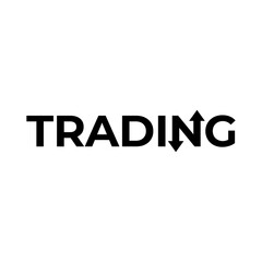 Trading, trade, currency investment logo design.