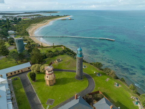 Fort Queenscliff looking toward ferry terminal