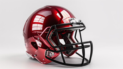 Fototapeta premium Riddell American football helmet isolated on a white background.