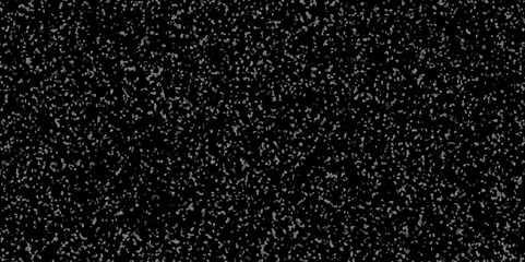 Abstract Chaotic black star bokeh on and isolated black background. starry sky. black spots on white background, black drops and spots.